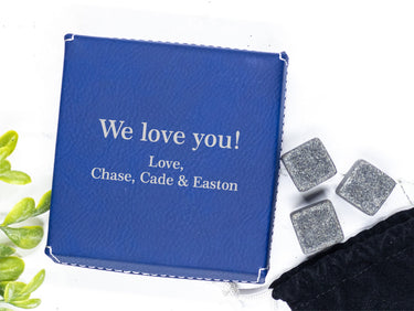 Whiskey stones, Whiskey stones gift set, Personalized box, whiskey stones set, whiskey gift, drinker gifts, engraved gifts,